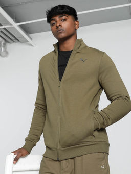 Puma - Green Solid Bomber Jacket