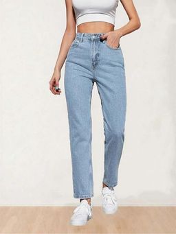 Angelfab - Women Blue Light Fade Denim Jeans