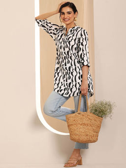Libas - White Printed Tunic