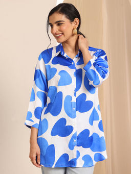 Libas - White Printed Shirt