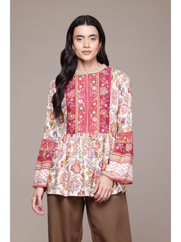 Aarke Ritu Kumar - Off White Floral Tunic