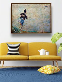 The Art House - Abstract Painting Multicolor (40X30 Inches)