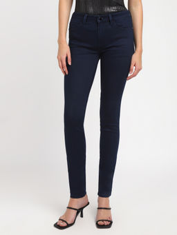 Guess - Women Blue Solid Mid-Rise Regular Length Jeans