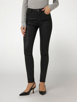 Guess - Women Solid Mid-Rise Skinny Jeans