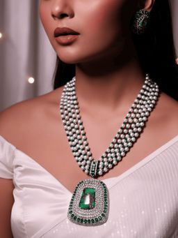 BINNI - Multi-Color Forest Dew Necklace Set