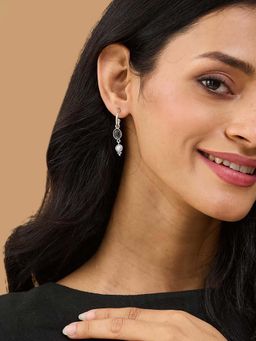 Fabindia - Multi-Color Silver Ball Drop Earrings