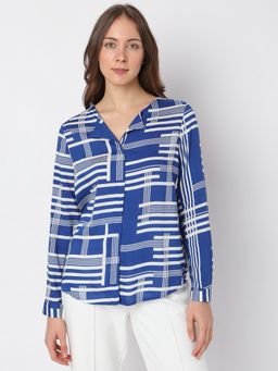VERO MODA - Women Blue Casual Top