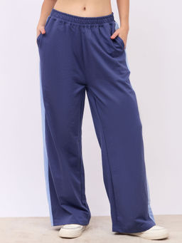 Styli - Women Solid High Waist Wide Leg Side Hem Strap Detail