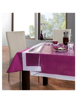 Freelance - Transparent Table Cover withLace 60x60