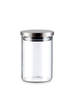 Freelance - Borosilicate Airtight Glass Food Jar with Steel Lid for Kitchen Storage, Container, 800 ml