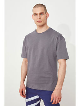 Trendyol - Man Grey T-Shirt