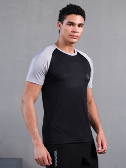 CHKOKKO - Colorblock Sports Quick Dry Activewear Gym T-Shirt
