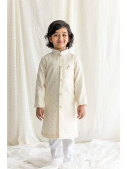 Chotibuti - Gold and Silver Thread Work Sherwani and Pant