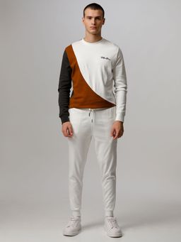 The Bear House - Ardor Edition Men Green Printed Slim Fit Cotton Casual Tracksuit (Set of 2)