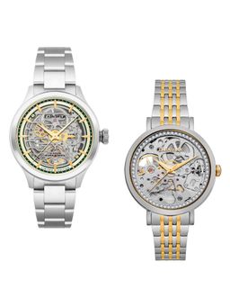 Earnshaw - Baron and Nightingale Limited Edition Crystals Automatic Couple Watch - ES-8229-SET-04