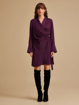 Kazo - Riley Wrap Mini Dress