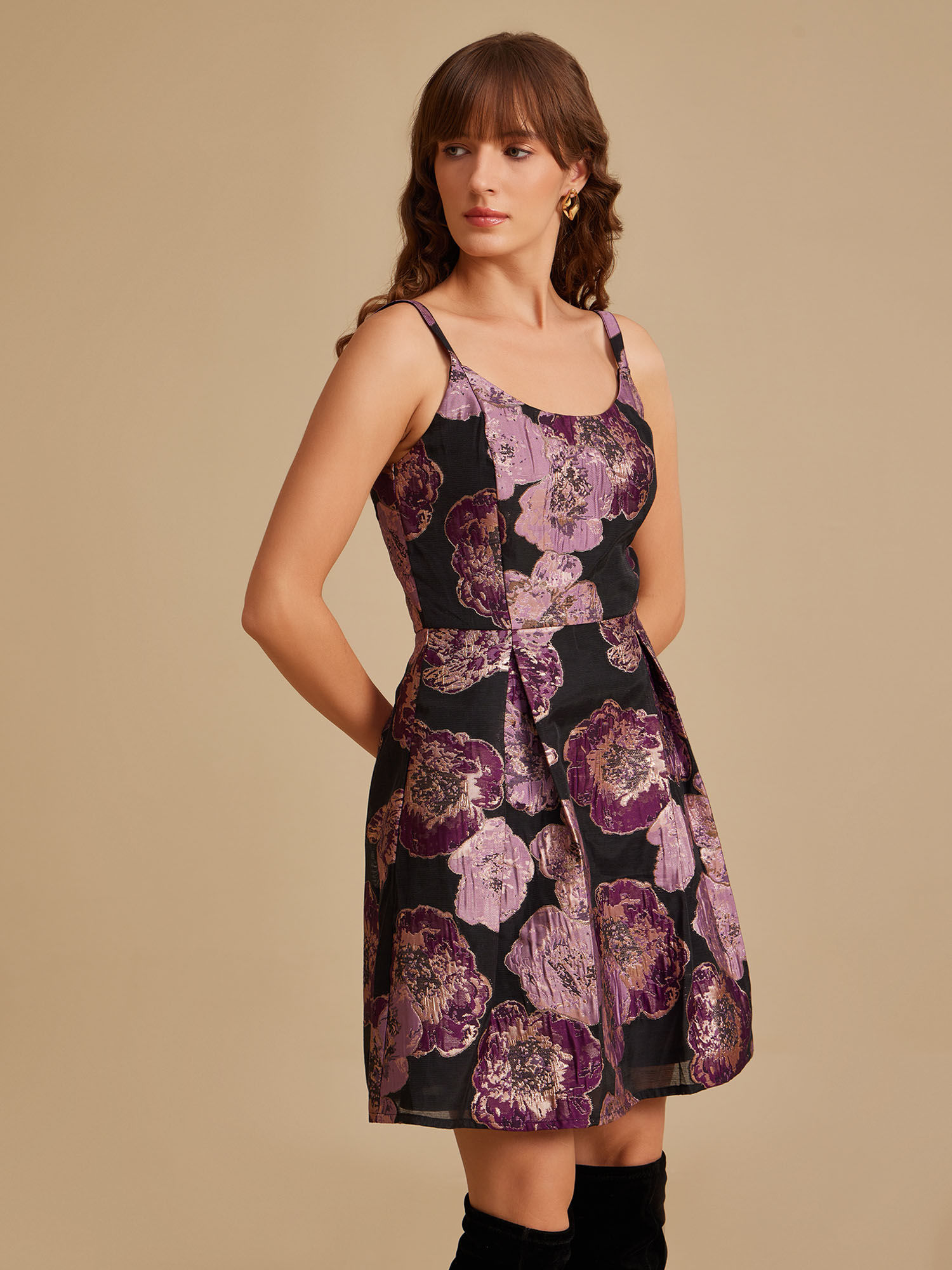 ACKA jacquard mini dress Acka jacquard mini dress ジャガードミニ