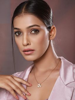 Aatmana - Gold-Toned Brass Gold-Plated Handcrafted Necklace