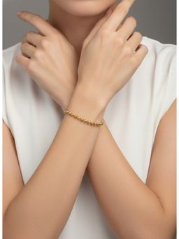RACHIVA - 18K Gold Plated Beaded Bracelet For Women