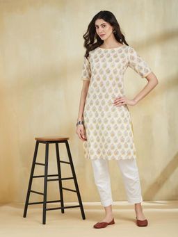 Fabindia - Natural Cotton Printed Kurta