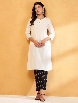 Fabindia - Off White Cotton Kurta
