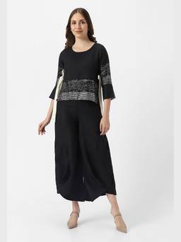 Kaveri - Black Dallas Co-Ord