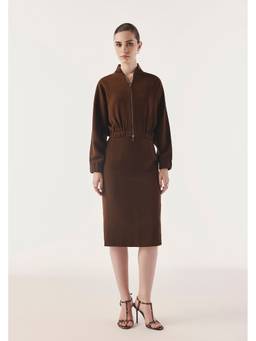Néant - Brown Refined Bomber Tailored Co-ords Set