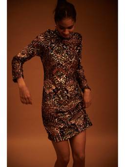 dash and dot - Multi-color Sequin Mini Bodycon Dress