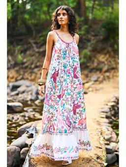 dash and dot - Multi-color Printed Pastel Maxi Dress