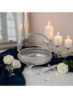Momentz - Silver Basket with Handle