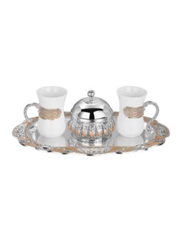 Momentz - Mug with Canady Jar and Peacock Tray