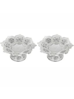 Momentz - White Lotus Galvanic Platter (Pack Of 2)