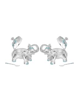 Momentz - Blue Elephant Sugar pot (Pack Of 2)