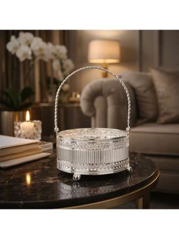 Momentz - Silver Grace Handle Basket