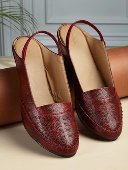 VYSTIQ - Women Maroon Stylish Wedges Heels