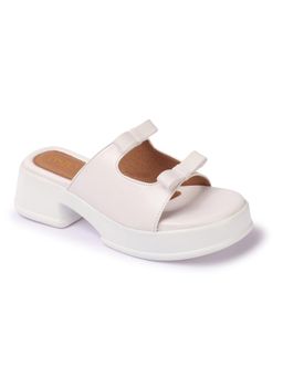 VYSTIQ - Women Off White Trendy Block Heels