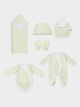 Mi Arcus - Cotton Printed Gift Set- Green