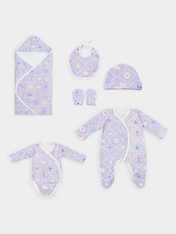 Mi Arcus - Cotton Printed Gift Set- Green