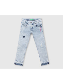 United Colors of Benetton - Solid Jeans- Blue