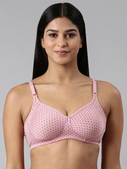 BLOSSOM - Moulded Printed T-Shirt Bra Floret Pink