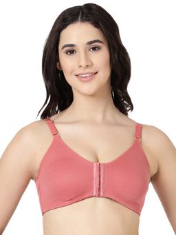 BLOSSOM - Seamless Full Coverage Front Open Bra Fore Front Tuscan Peach