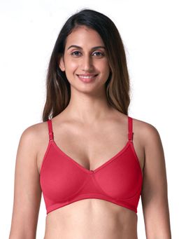 BLOSSOM - Single Layered Molded T-Shirt Bra Red