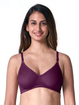 BLOSSOM - Single Layered Molded T-Shirt Bra Lara Purple