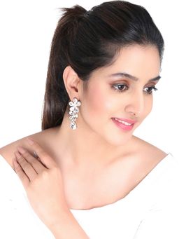 Yellow Chimes - Crystal Drop Earrings