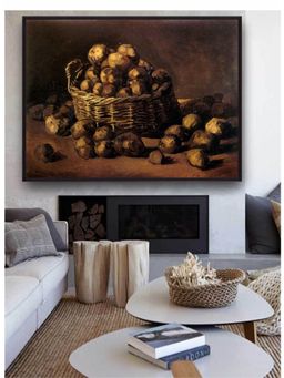The Art House - Basket Of Potatoes By Van Gogh