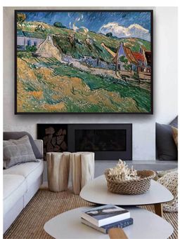 The Art House - Thatched Cottages By Van Gogh