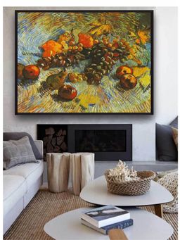 The Art House - Grapes Apples Pear Lemons By Van Gogh