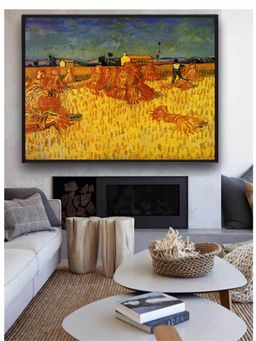 The Art House - Harvest In Provence By Van Gogh