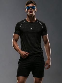 WROGN - Black Stealth Camo Active T-shirt