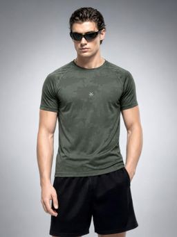WROGN - Olive Stealth Camo Active T-shirt